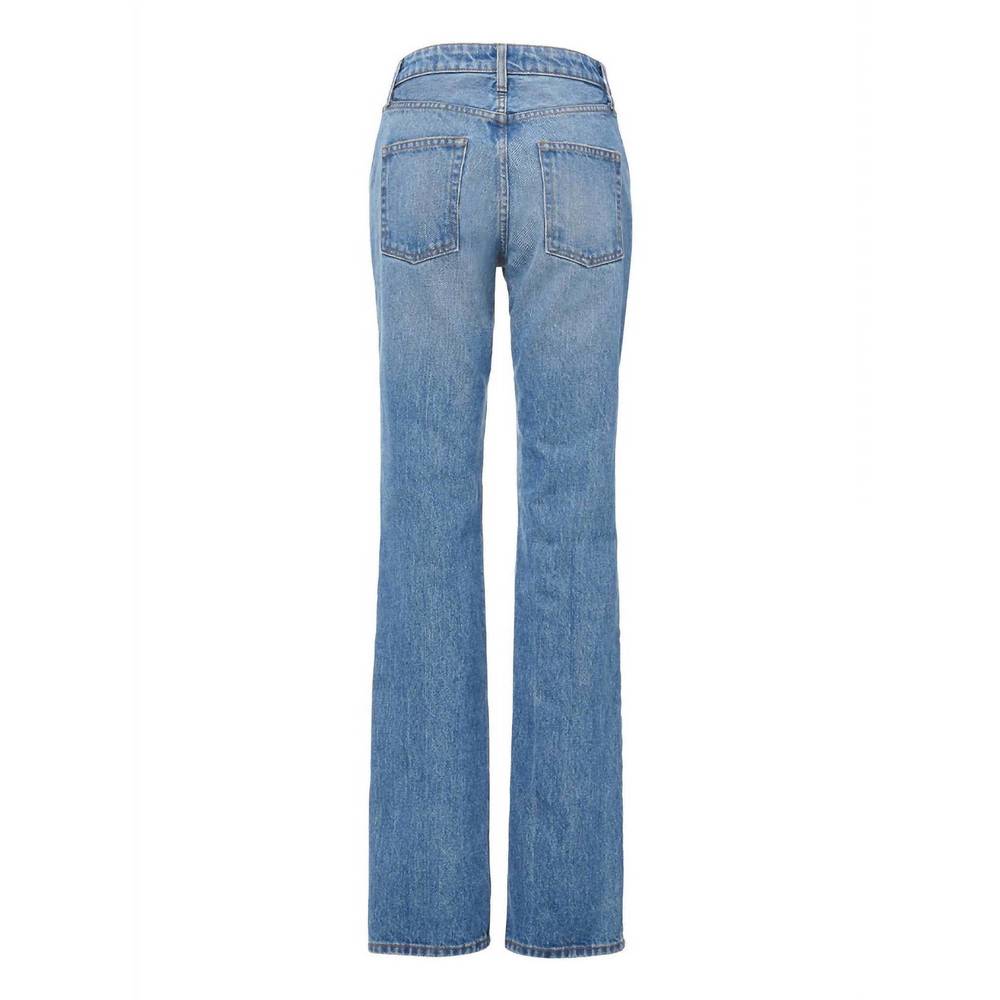 NEW BRANDON MAXWELL straight leg denim jean in trinity - Picture 2 of 2